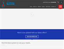Tablet Screenshot of gwhsolar.co.za
